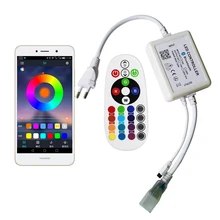 Контроллер светодиодной ленты RGB Wifi контроллер 110 В 220 Bluetooth 24key ИК