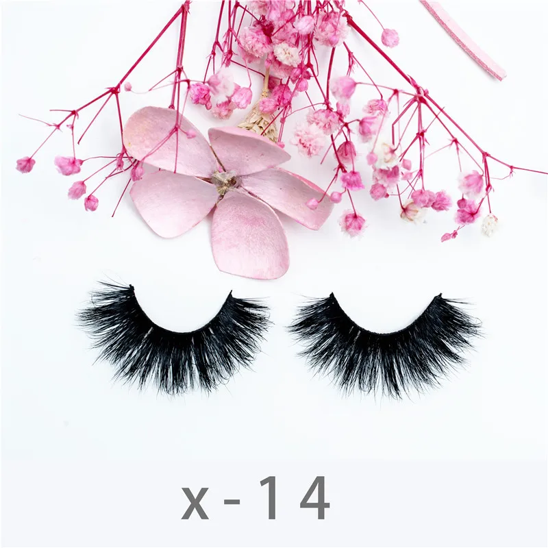 

100% Real Mink Hair Eyelashes 3D Mink Lashes Soft Thick Volume False Eyelashes Natural Makeup Eyelash Extension