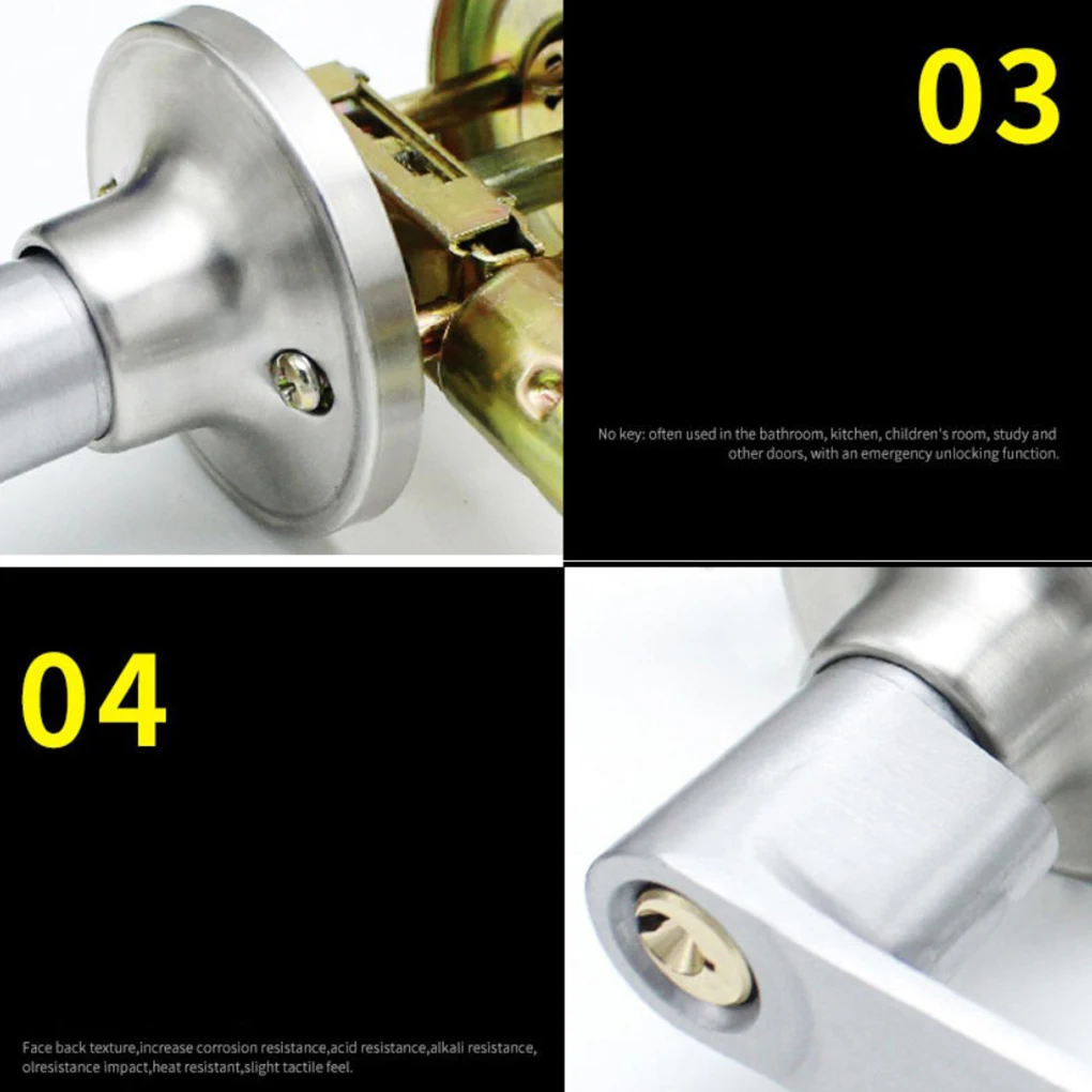Door Handle Lock Entry Sliding Front Doors Entrance Keyed Locks for Bedroom Living Room Indoor Household door lock