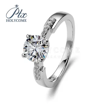 

925 sterling silver ring hot sale 2020news round shpae moisanite jewelry wholesale accept custmoized shape size free carving