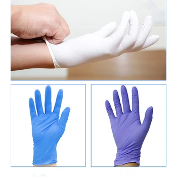 

60pcs Disposable Gloves Household Latex Cleaning Food Gloves Household Cleaning Nitrile Glove