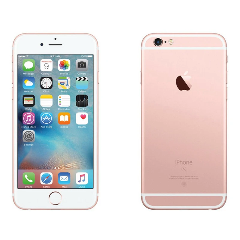 Rose Gold T-Mobile версия Apple iPhone 6S плюс A1634 мобильный телефон 2 Гб Оперативная память 16 Гб/64/128 ГБ Встроенная память 5," 1080x1920 2750 мА/ч, 12MP смартфона Apple A9 - Цвет: Rose Gold