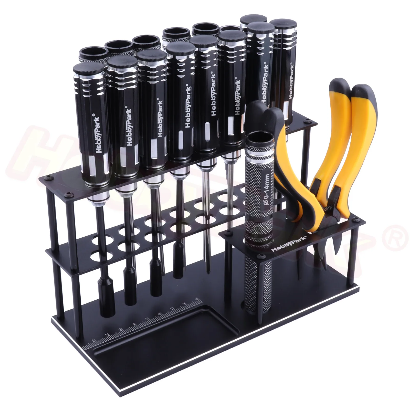 HobbyPark Screwdriver Organizer Tool Holder RC Tools Stand for RC Cars  Quadcopters Drones Helicopters Airplanes Boats Models
