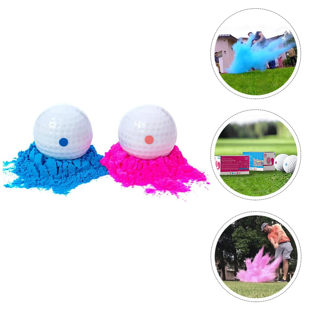2Pcs Birthday Party Gender Reveal Powder Balls Banquet Smoke Bombs | Дом и сад