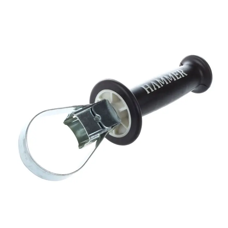 

14cm long plastic replacement electric hammer drill front handle black - silver 24 x 8cm