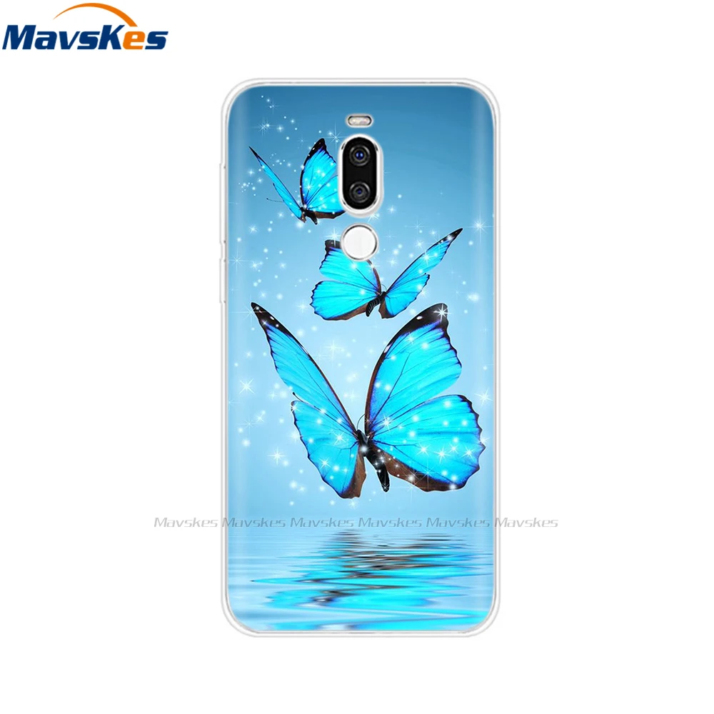 Cases For Meizu Back Cover For Meizu X8 X 8 Flowers Cat Patterned Phone Shell Cover Soft TPU Silicone Protective Cases Fundas Coque For Meizu X8 cases for meizu black Cases For Meizu