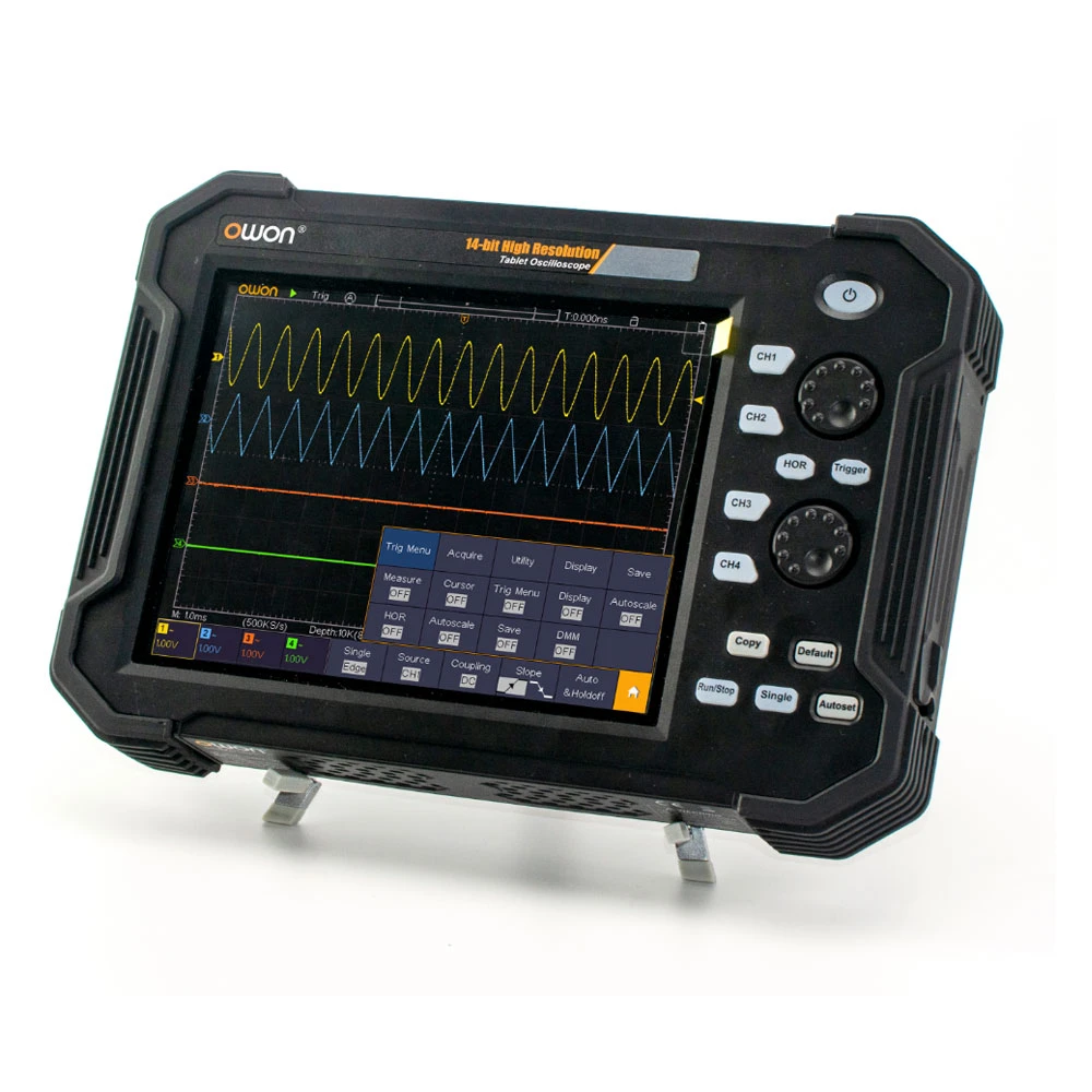 Owon Digital Oscilloscope Tao3074/Tao3104 4 Channels 70Mhz/100Mhz 8