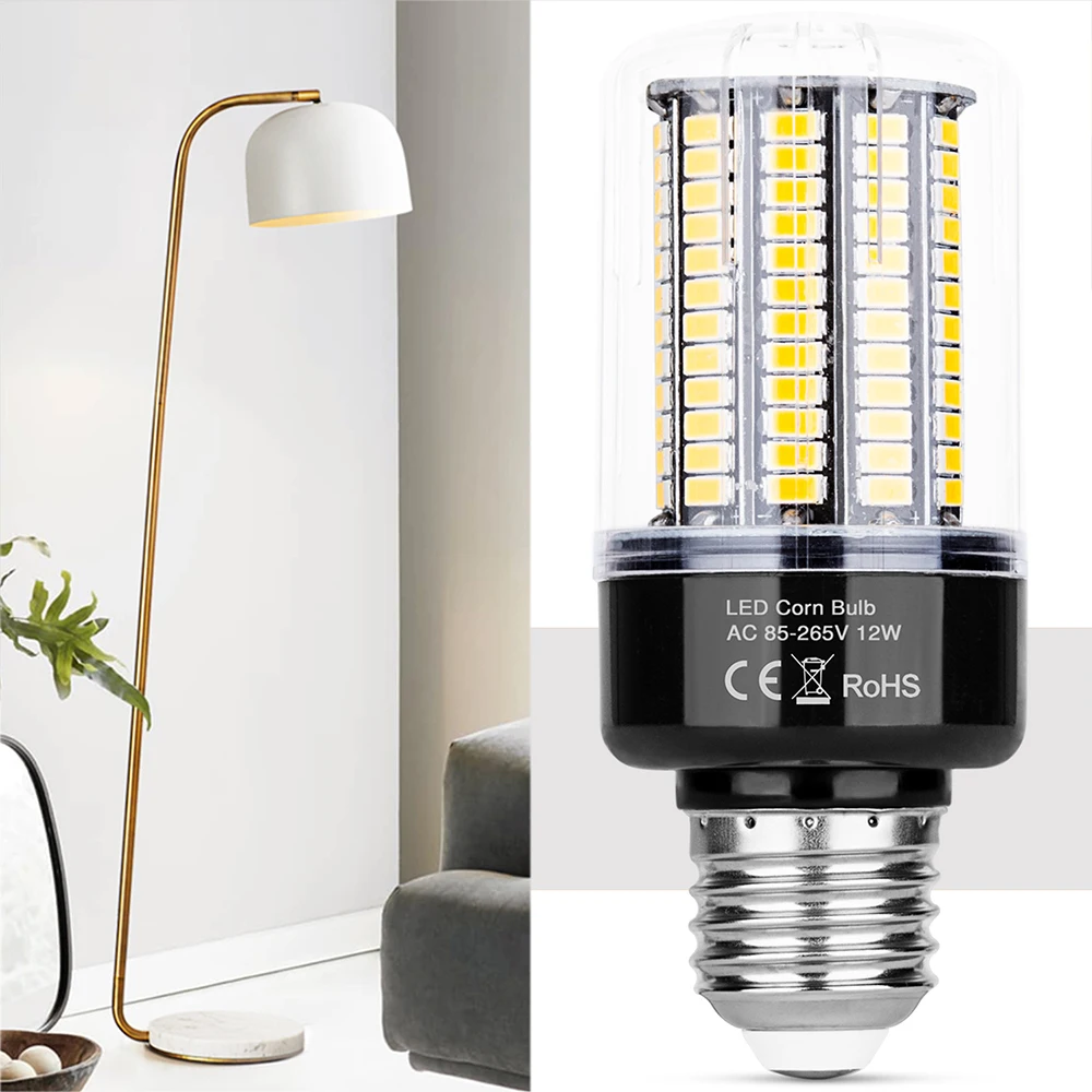 

E27 LED Corn Lamp High Lumen LED Light Bulb Energy Saving Lighting No Flicker Chandelier Candle LED Light For Home Decor