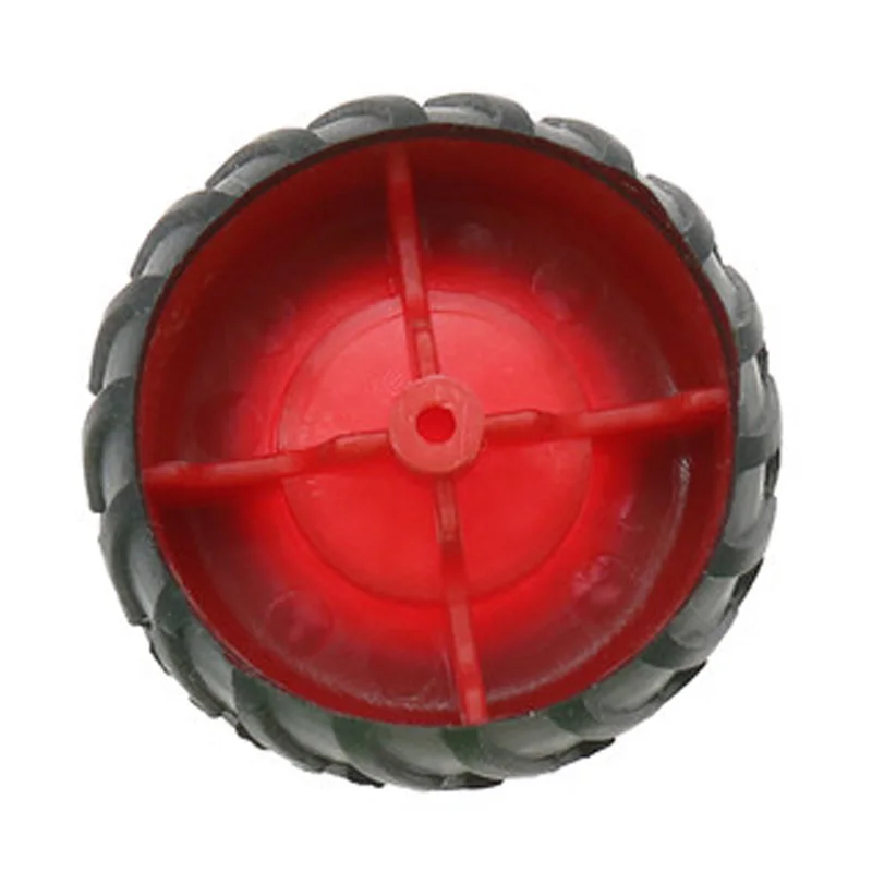 Нескользящие красные резиновые маленькие игрушечные колеса диаметром 38 мм для самостоятельной сборки внедорожных игрушек автомобиля
