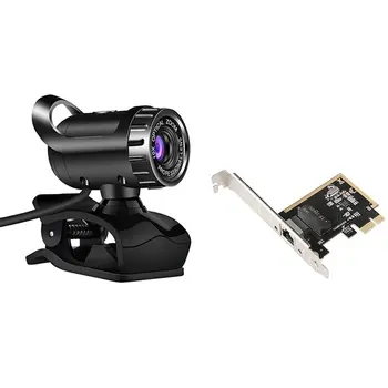 

PCI-E Gigabit Ethernet Network Lan Card Adapters Realtek 8111H 10/100/1000Mbps with A1 Web USB High Definition Webcam