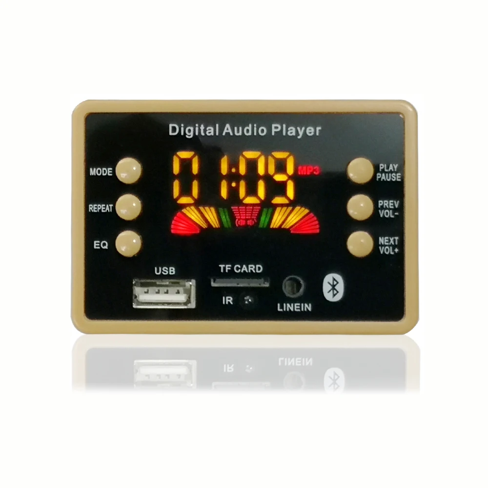 12V Беспроводной Bluetooth MP3 WMA декодер доска аудио модуль Поддержка USB TF FM EQ Функция аудио радио модуль для автомобиля аксессуары - Цвет: 12V