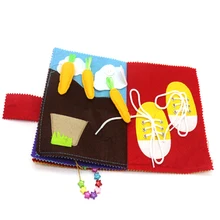 

Infant Soft Cloth Books Early Educational Rattles Stroller Toy for Newborn Baby Children Toys Family Activity Book 0-36 month