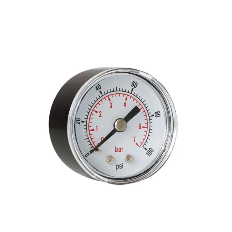 Манометр 40 мм 1/8 BSPT задний 15-300 PSI& Bar для воздуха газа Wate топлива 19QB