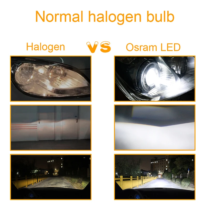 Osram супер яркая H8 H16 автомобильная светодиодная H4 H7 фара 9005 9006 HB4 HB3 HIR2 9012