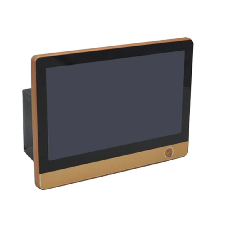 Дверной глазок ROLLUP iHome4 с Wi Fi 7 дюймовый IP видеоэкран без дверного звонка|Дверной