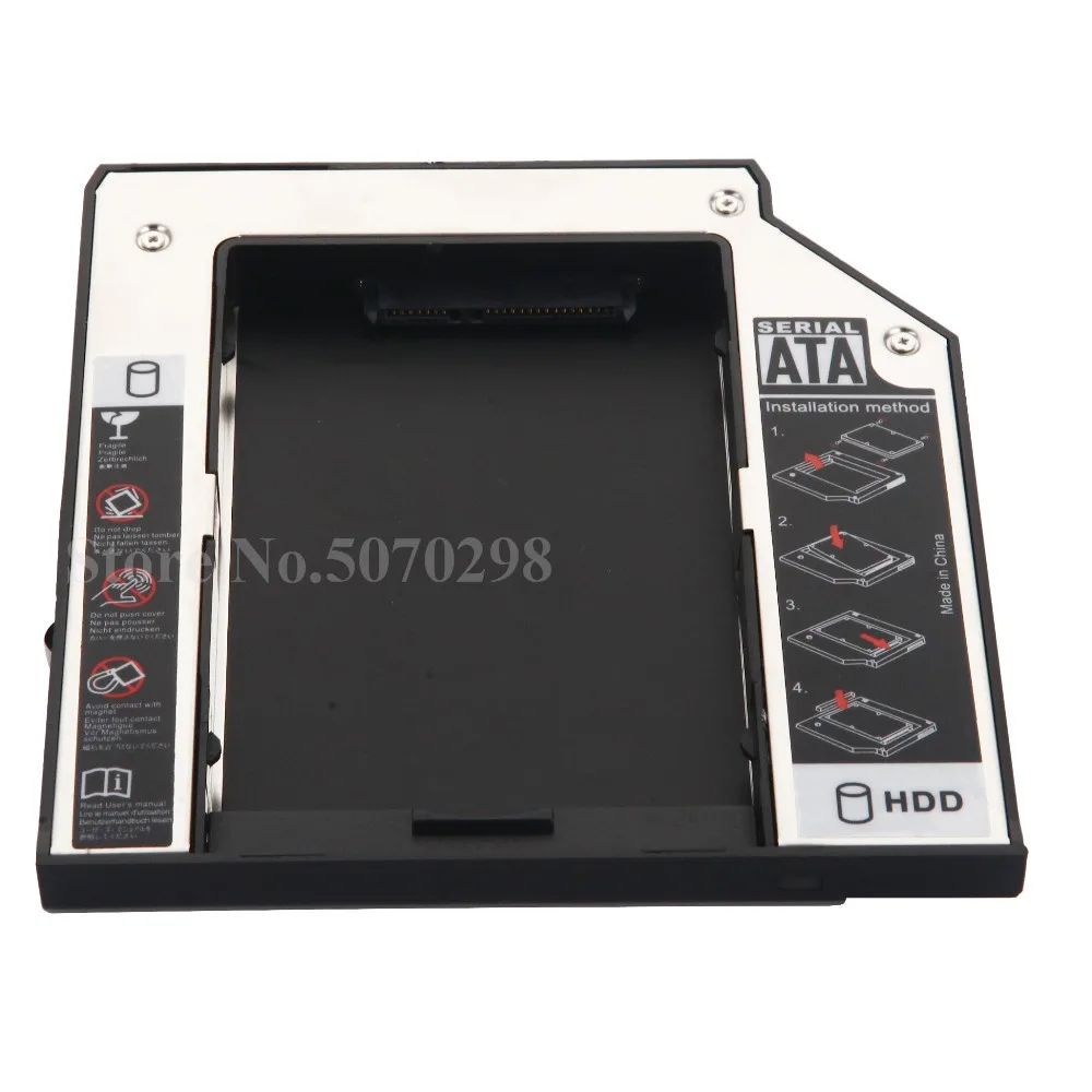 2-й SATA-to-PATA HDD SSD Оптический отсек жесткий диск ультрабай Caddy адаптер для lenovo ThinkPad R60 R60E R60i R61 R61E R61i