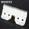 WAHFOX 100PCS/50SET Fast Feed Replacement Ceramic Blades For Oster A5 Grooming Clippers Blade 18Teeth With Box 5