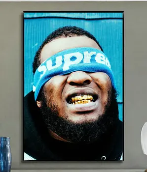 

W278 Maxo Kream Rap Hip Hop Singer Star Rapper Trend Beautiful Fashion Silk Fabric Wall Poster Art Decor Sticker Bright