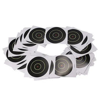 

100Pcs/ Set Fireing Target Stickers 3Inch Round Adhesive Reactivity Target for Archery Hunting