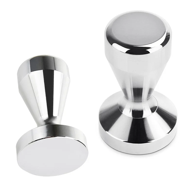 

49mm Stainless Steel Modern Espresso Coffee Tamper Machine DIY Coffee Bean Press Flat Base Hammer JAN88