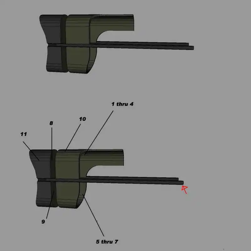 1:1 M200 снайперская винтовка бумажное игрушечное оружие не СТРЕЛЬБА DIY 3D бумажная карта модель Конструкторы строительные игрушки Военная Модель