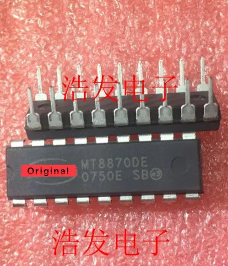 {Новый оригинал} 10 шт. MT8870DE MT8870 MT8870D DIP-18 | Электроника