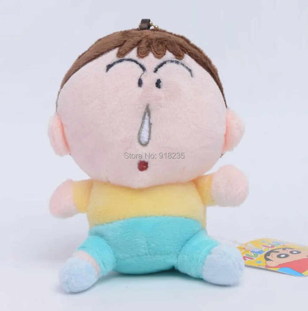 20/лот 7 видов стилей Crayon Shin-Chan 12 см брелок подвески подарки плюшевые мягкие игрушки