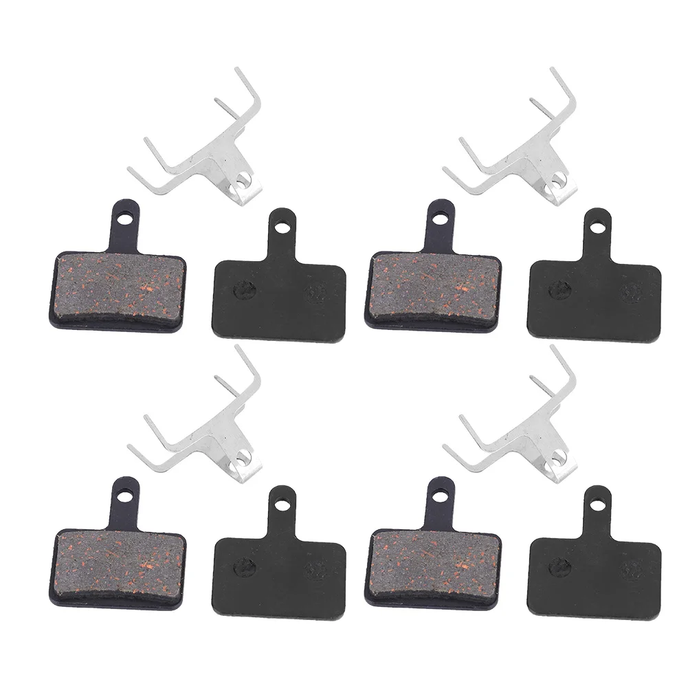 

New 4 Pair MTB Mountain Bike Cycling Red Copper Fiber Metal Disc Brake Pads for M315, M355, M515, M515-LA-M Bicycle Parts