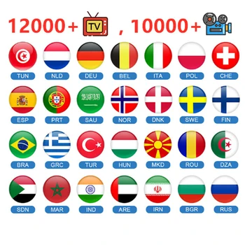

android tv box IPTV Europe italain polish Germany Arabic iptv code sports channel no app include