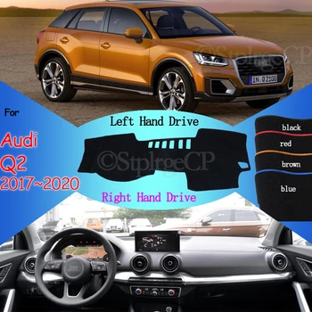 

for Audi Q2 2017 2018 2019 2020 Anti-Slip Mat Dashboard Cover Pad Sunshade Dashmat Protect Carpet Anti-UV Accessories S-line Rug