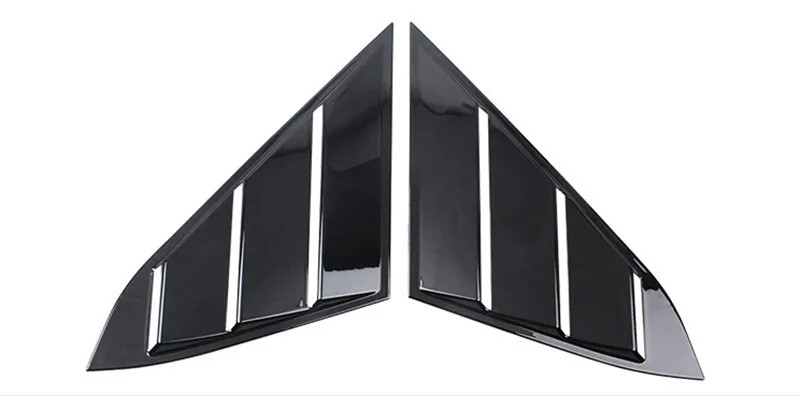 FOR Honda civic Window shutter 4-door sedan16171819 ABS Plastic Rear Window Triangle Shutters Cover Trim 2 pieces/set Auto parts