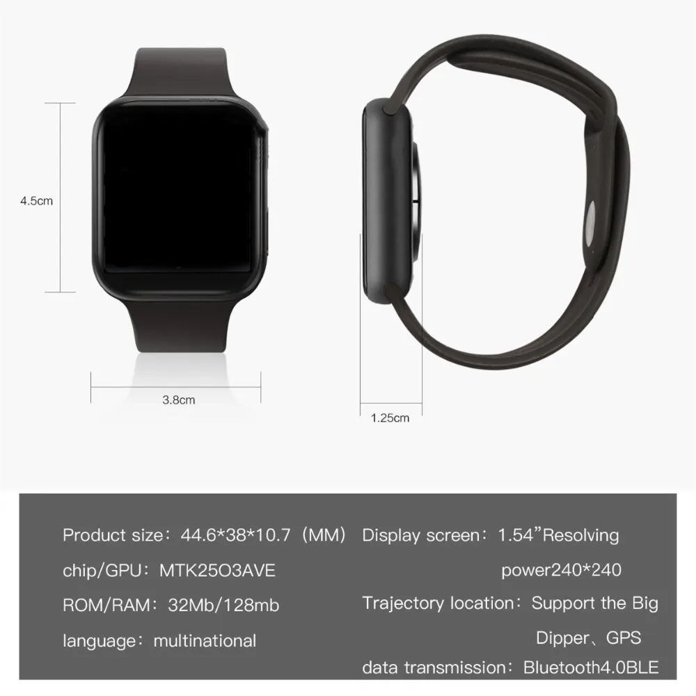 IWO 11, gps, Bluetooth, умные часы, 1:1, умные часы, 44 мм, чехол для Apple iOS, Android, пульсометр, кровяное давление IWO 8, 9, 10, обновление