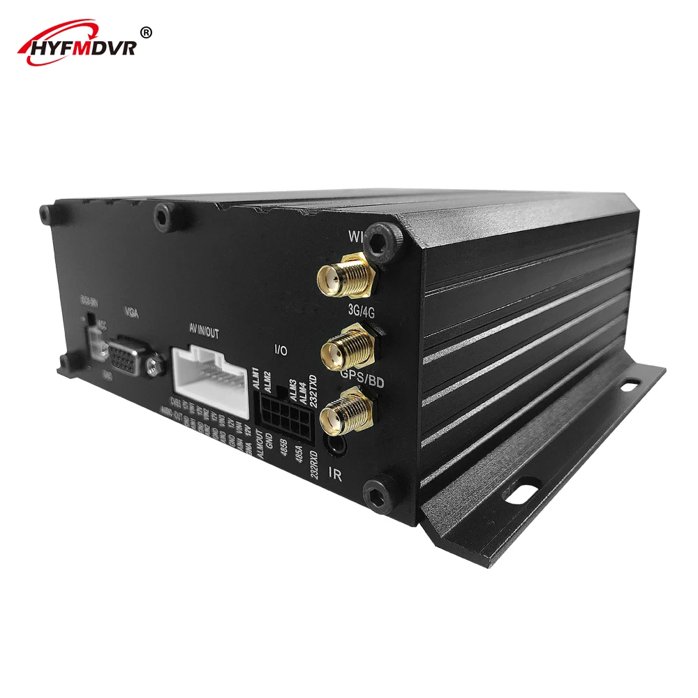 HYFMDVR источник завод 4 Канала sd+ жесткий диск удаленный хост мониторинга 4g gps WIFI мобильный видеорегистратор инженерный автомобиль/пассажирский/корабль