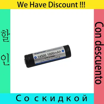 

Keeppower Original 14500 1000mAh 3.7V 3.70Wh Protected Rechargeable Lithium Battery Li-ion Batteries for flashlight
