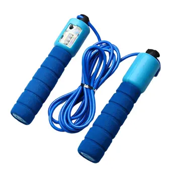 

adult figure skipping length can be adjusted Automatic counting meter Flexible soft plastic rope 1 pcs