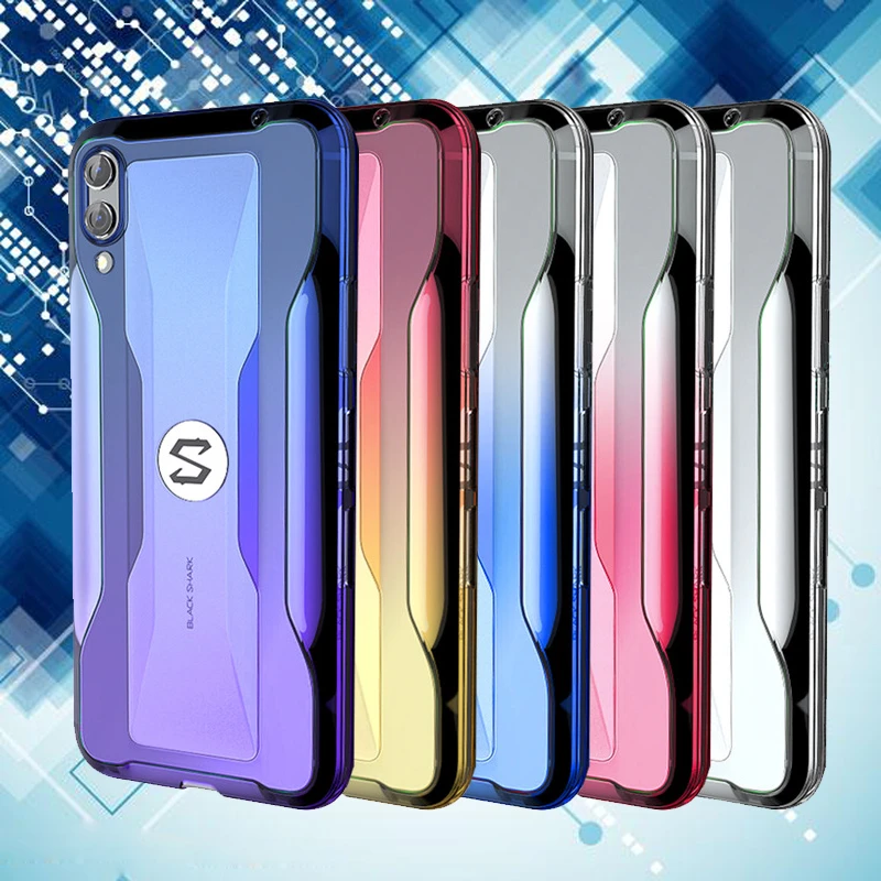 

For Black Shark 2 Pro Case Anti-knock Transparent Case Soft TPU Clear Shockproof Black Cover For Xiaomi Black Shark 2 Capa Caus