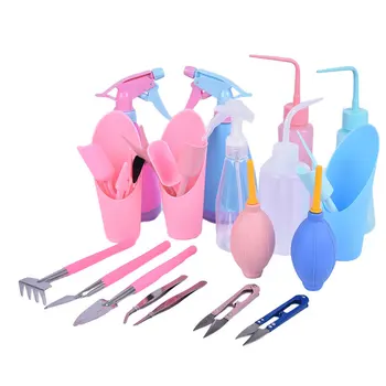

14 Pcs Home Garden Planter Kit Succulent Planting DIY Tools Set Bonsai Fertilizer Drilling Device