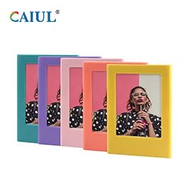 5 colors set 2 CAIUL фото рамка для ЖК-дисплея с подсветкой Fujifilm Instax Mini 8/8+ 9 фотоальбом магнитный стикер для холодильника 3 дюймов фоторамка с 10 Цвета - Цвет: 5 colors set 2
