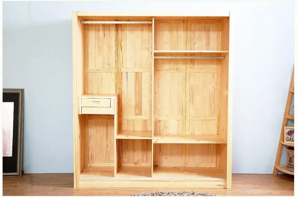 Roupa Dormitorio Kast Meuble Rangement Armario Clothing Pakaian Lemari Giyim Wooden Closet Cabinet Bedroom Furniture Wardrobe