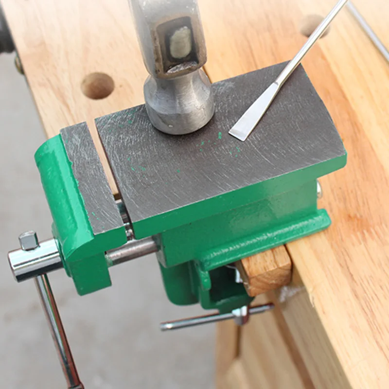 

Clamp Base Vise With Anvil Plane Tapping Multi-Function Fixture Household Bench Accessories