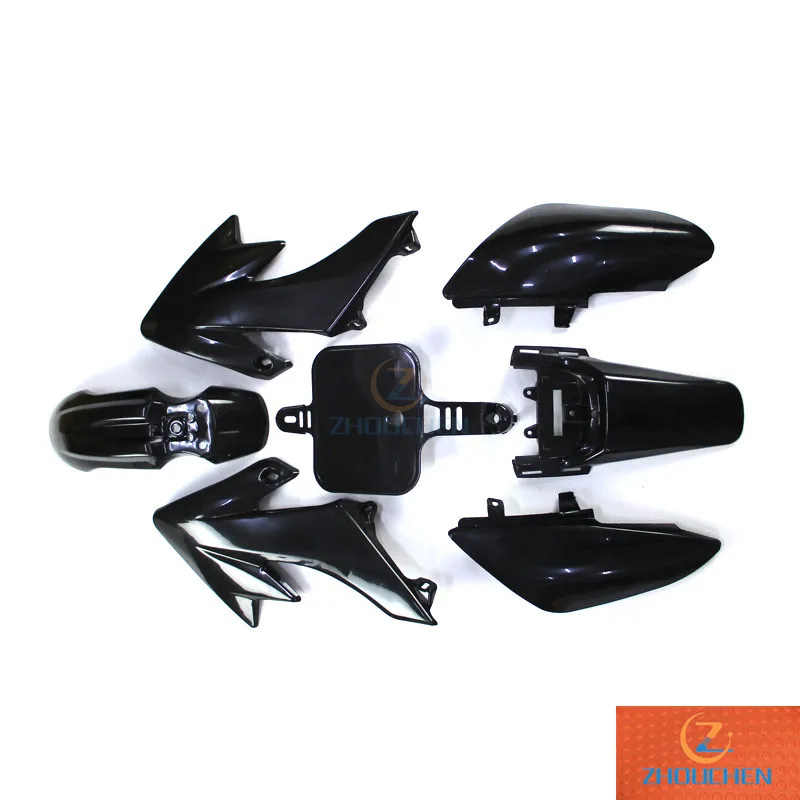 Черный обтекатель пластиковый Fender Body Kit Для CRF50 XR50 Thumpstar модели SSR и Pit Dirt Bike SDG DHZ GPX 50cc-160cc