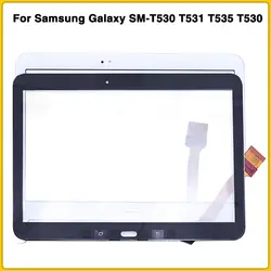 Новый T530 сенсорный экран для Samsung Galaxy Tab 4 SM-T530 T531 T535 сенсорный экран панели планшета Сенсор спереди Стекло объектив с инструментом