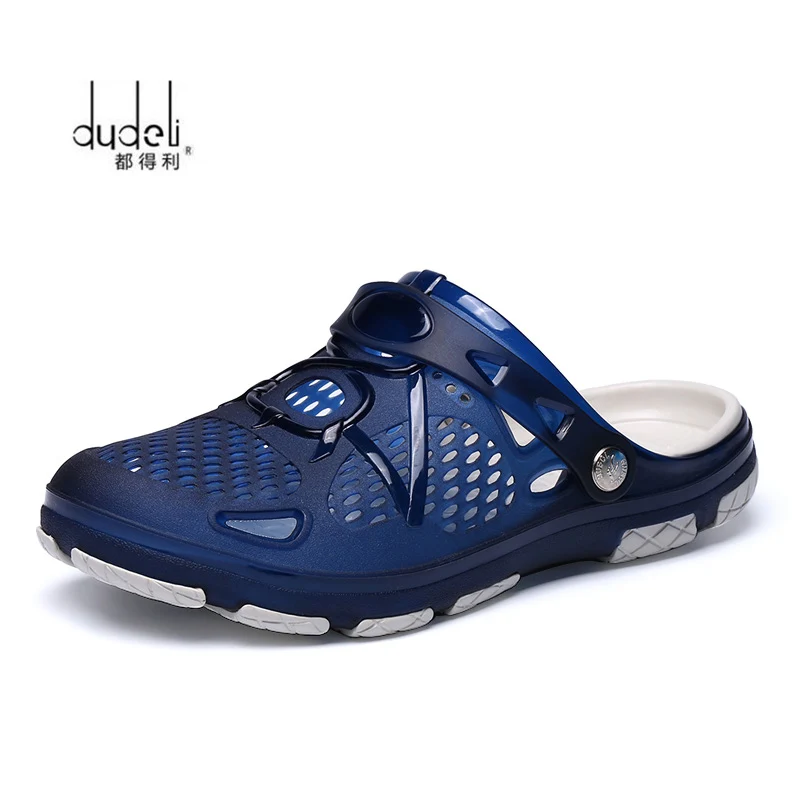 Summer Mens Sandals New Summer Jelly Shoes Men Beach Sandals Hollow Slippers Men Flip Flops Light Sandalias Outdoor