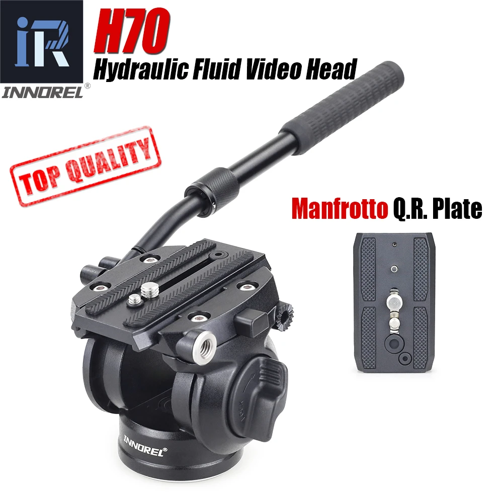 Innorel H70 Panoramic Video Hydraulic Fluid Tripod Head For Camera