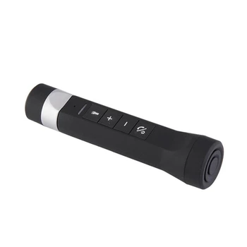 

Outdoor Wireless Bluetooth Speaker Flashlight Torch Power Bank Support TF FM
