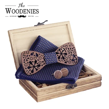

Handmade Wood Bow Tie For Men Women Suit Wedding Cravat Party Ties Wood Ties Set