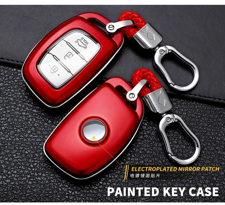 Carbon Fiber Car Smart Key Cover Case For Hyundai iX20 i30 i40 ix35 ix25 Tucson Verna Sonata Protect Button Shell Accessories - Hec3ff9f16108417da45a0653073ef264q