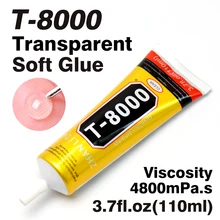 110 мл T-8000 жидкий клей для телефона, планшета, сенсорный ЖК-экран, средняя рамка, кронштейн, заполнение зазора, оболочка, точечный Алмазный декоративный клей