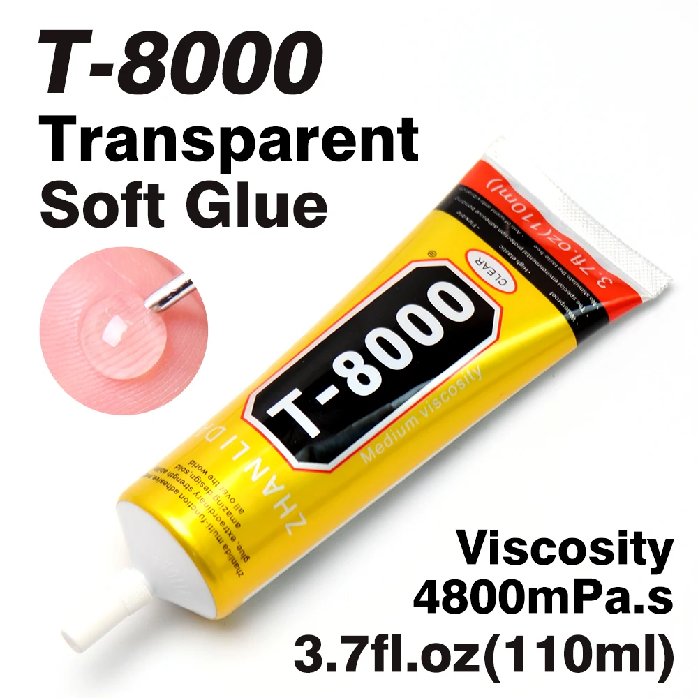 

110ml T-8000 Liquid glue Phone Tablet Touch LCD screen Middle frame Bracket Fill gap Shell Dot diamond Decoration Glue