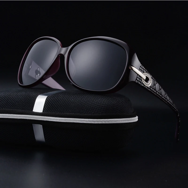 

2020 Women Polarzied Sunglasses Oversized lenses Lady Glasses With Box